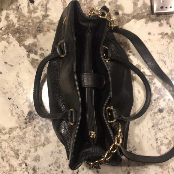 Michael Kors black purse with gold hardware - Picture 9 of 11